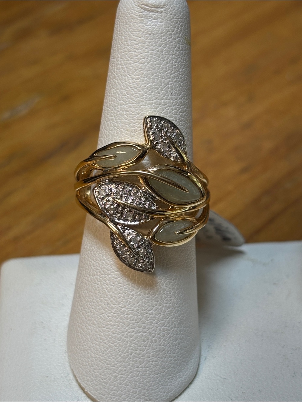 524590 Silver Leaf Ring